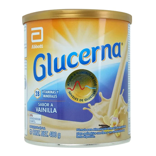 Glucerna sabor vainilla en polvo, Lata 400 grs.