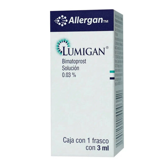 Lumigan Oftálmico 3 ml, gotas.