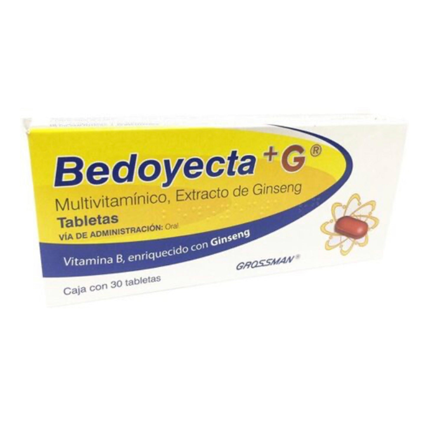 Bedoyecta + G, Caja con 30 Tabletas.
