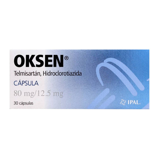Oksen 80/12.5 mg, 30 capsulas. OFERTA 2 + 1