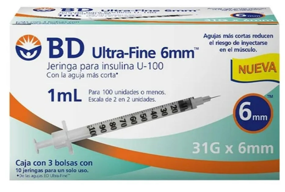 Jeringas de insulina - BD