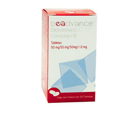 Beadvance, Complejo B Diabético. Tiamina, Piridoxina, Cianocobalamina.