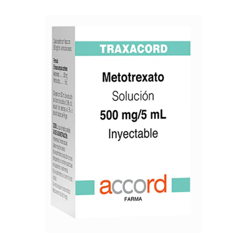 Traxacord-Metrotexato solución 500mg/5ml, solución inyectable.