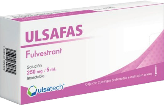 Fulvestrant Ulsafas 250 mg/5 ml, 2 jeringas prellenadas