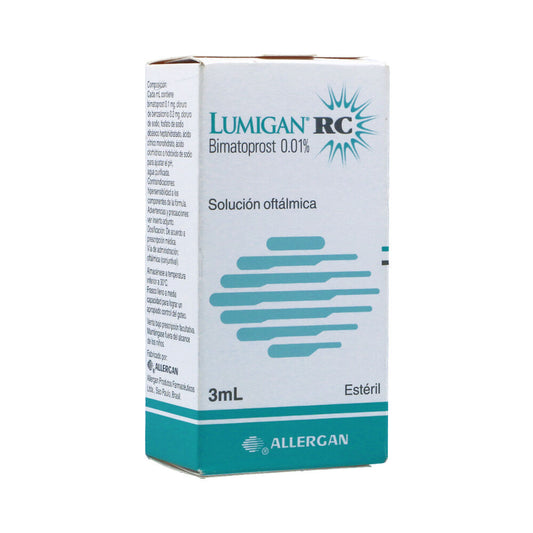 Lumigan RC Oftálmico 3 ml, gotas.