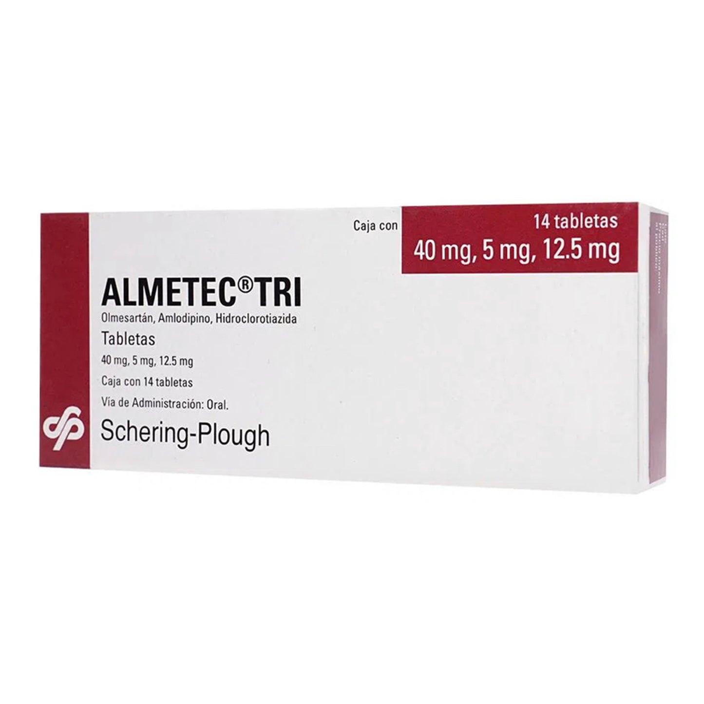 ALMETEC TRI 40/5/12.5 mg, 14 tabletas.