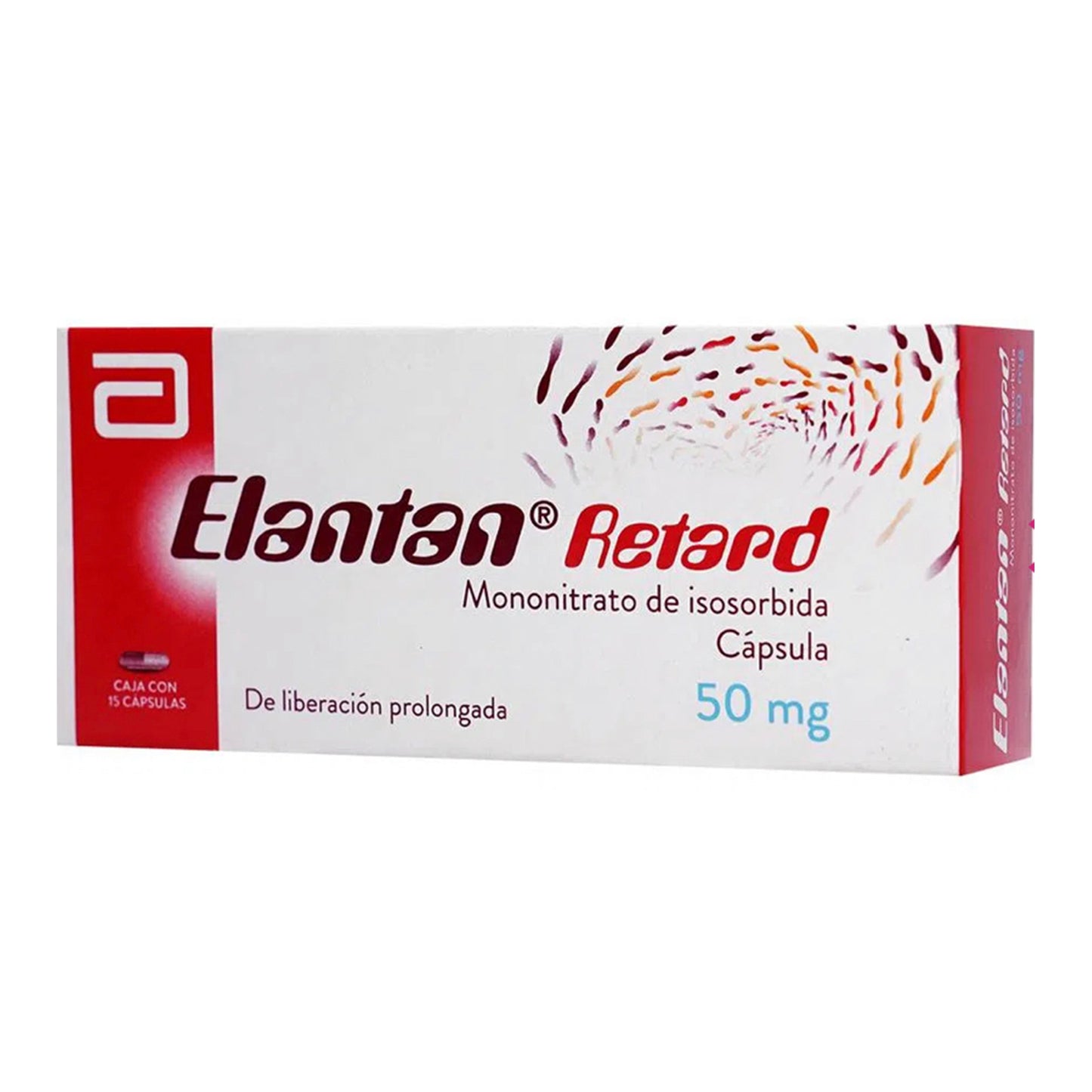 Elantan Retard 50mg, con 15 capsulas.