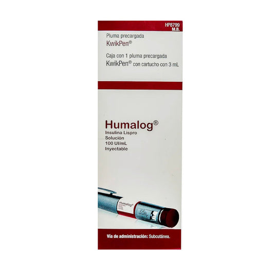 Humalog Kuikpen 100 u/ml , precargada  3 ml