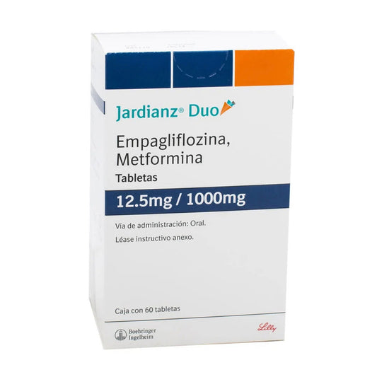 Jardianz duo 60 tabletas 12.5/1000mg