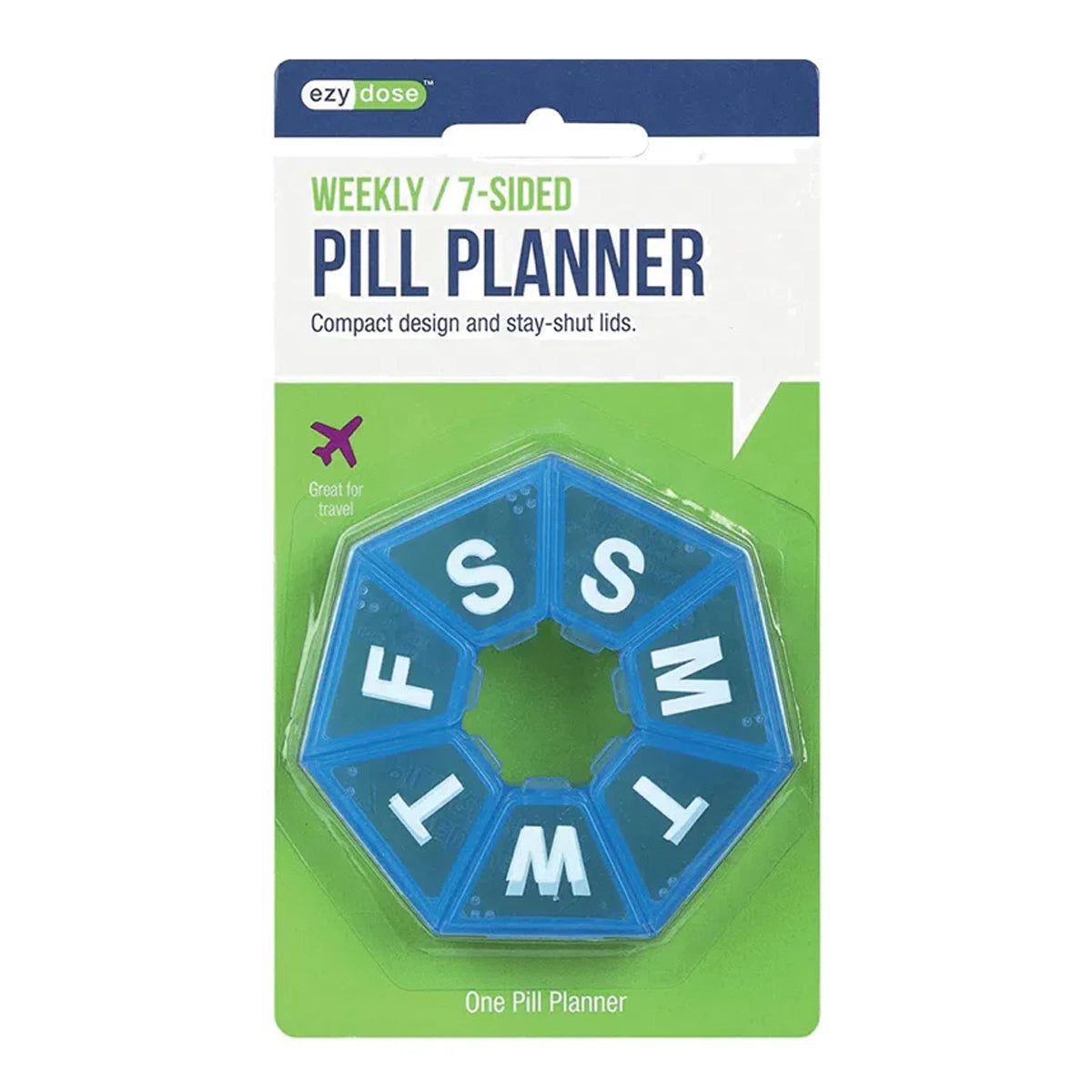 Pastillero Ely Dese 7 días, una pieza.