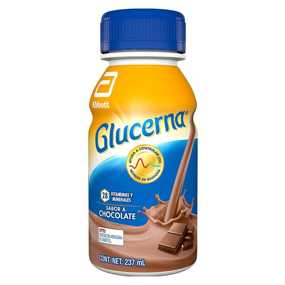 Bebida Marca Glucerna® Sabor A Chocolate Sin Azúcar De 237 Ml 28 Vitialife 6076