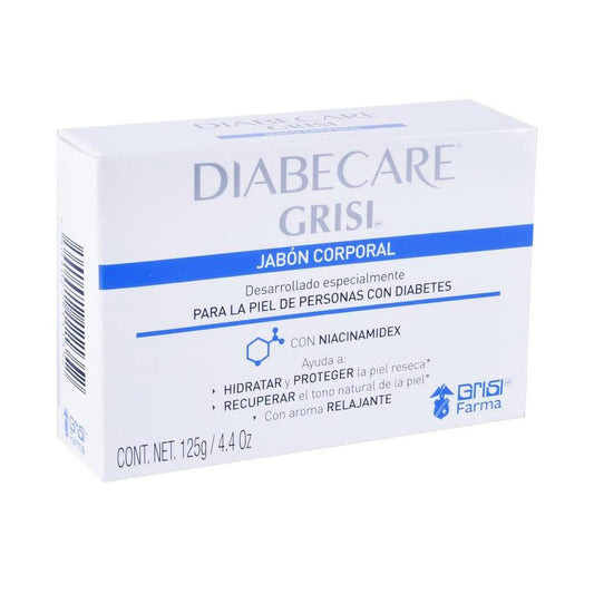 Jabón corporal, marca Diabecare, 125 g