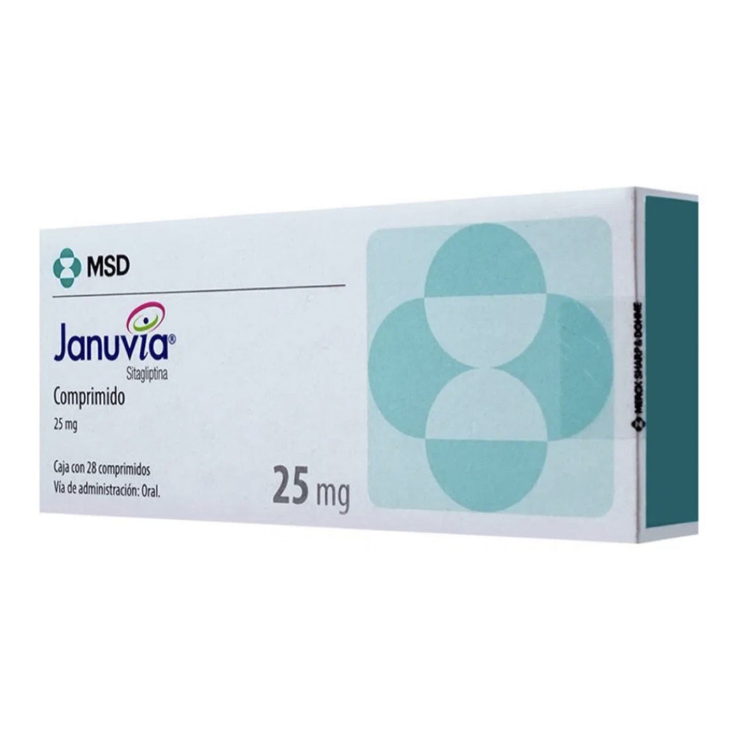 Januvia 25 mg, 28 comprimidos.