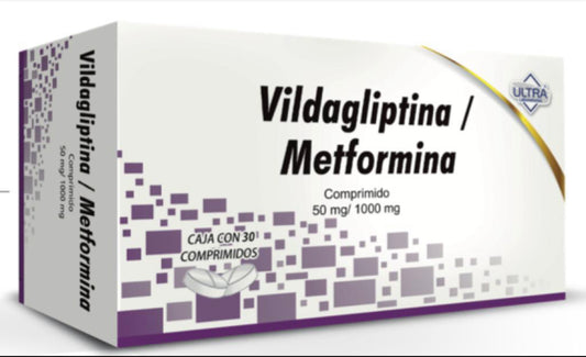 vildagliptina 50 mg metformina 500 mg precio