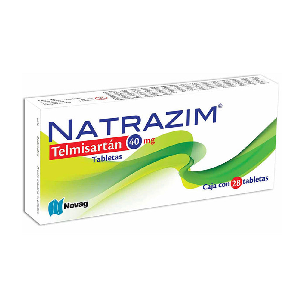 Natrazim, telmisartan 40 mg, 28 tabletas.