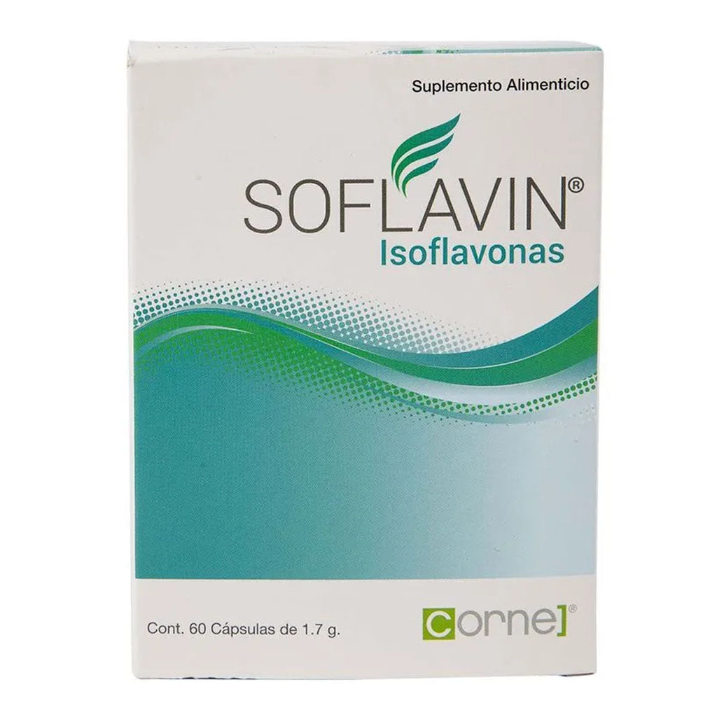 Soflavin, isoflavonas, caja con 60 capsulas.
