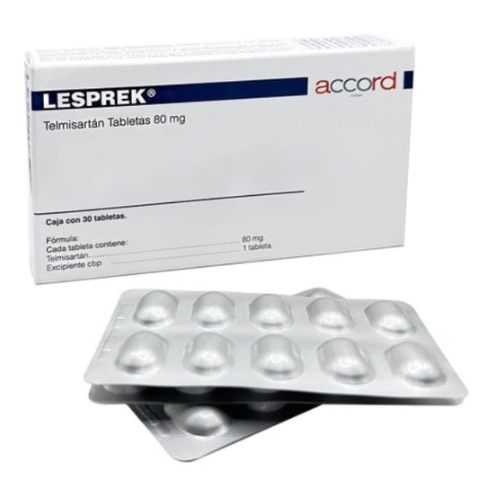 Lesprek, telmisartan 80 mg, 30 tabs. accord