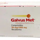 Galvus Met 50/1000 mg, caja con 30 comprimidos.