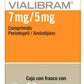 Vialibram 7/5 mg, caja con 30 comprimidos.