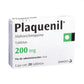 Plaquenil 200 mg, caja con 20 tabletas.