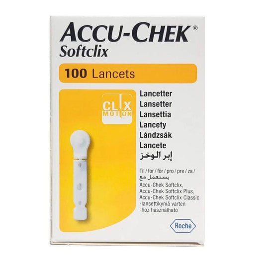 Lancetas, marca Accu-Chek® Softclix, 100 piezas