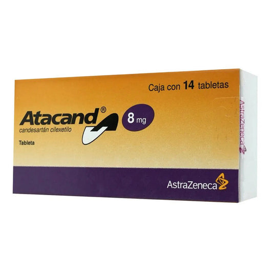 Atacand 8 mg, Oral, 14 Tabletas.