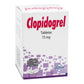 Clopidogrel 75 mg, oral, 28 tabletas.