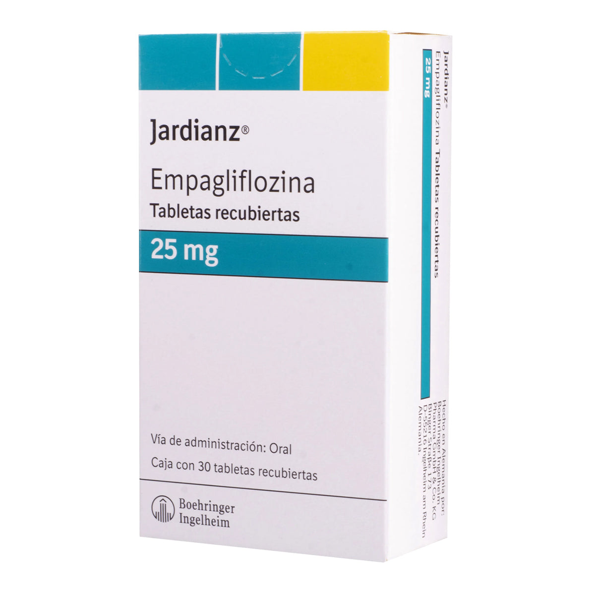 Jardianz 25 mg, 30 tabletas recubiertas.