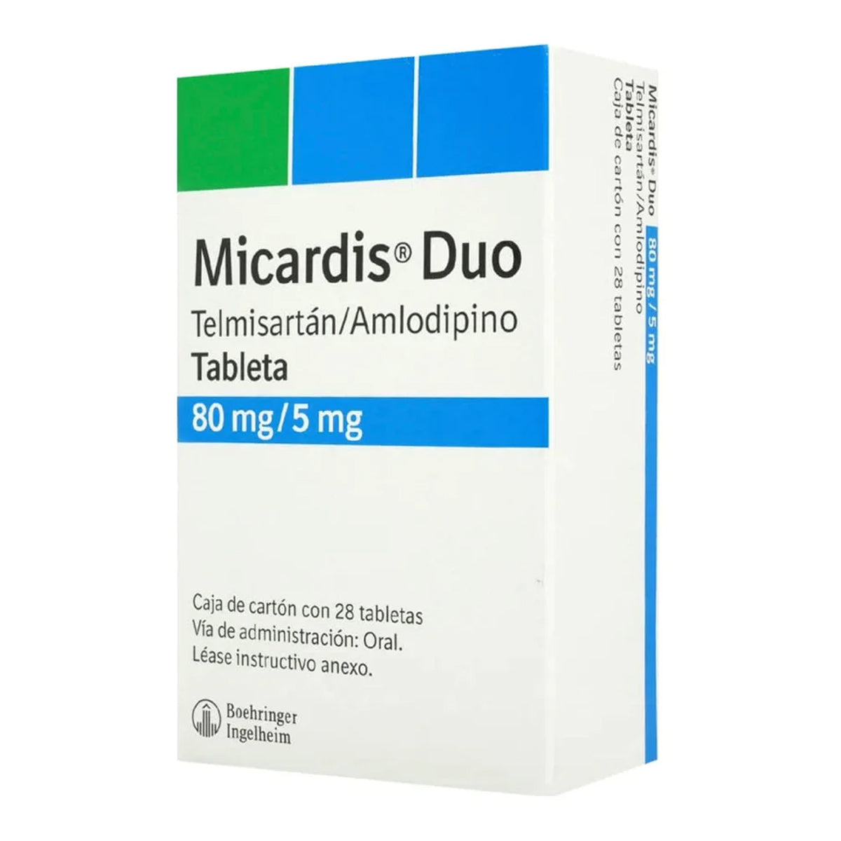 Micardis Duo 80/5 mg, 28 Tabletas.