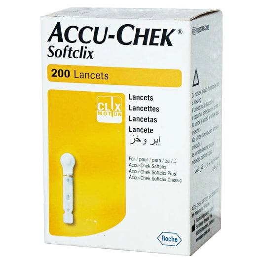 Lancetas, marca Accu-Chek® Softclix, 200 piezas